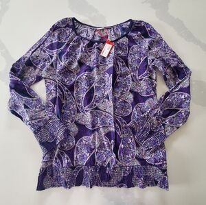 Esprit Paisley Long Sleeve Blouse
